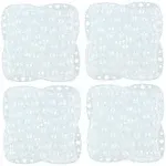 SlipX Solutions 12 in. x 12 in. Versatile Expandable Bath and Shower Safety Mat System in Clear