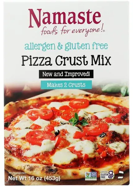 Namaste Foods, Pizza Crust Mix, Gluten Free, 16 oz (454 g)(PACK 1)