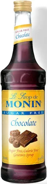 Monin Sugar Free Chocolate Syrup - Bottle (750mL)