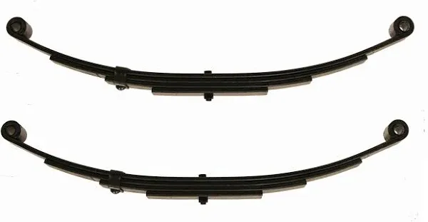 Libra Trailer Leaf Spring 4 Leaf Double Eye 1750lbs Cap for 3500lbs Axle -Set 2