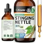 Stinging Nettle Tincture 4 fl oz Alcohol-Free Liquid Extract Organic Stinging Nettle Leaf and Root (Urtica Dioica)