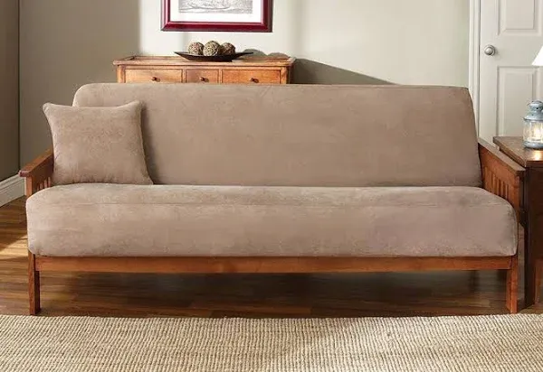 SureFit Soft Suede 1 Piece Futon Slipcover