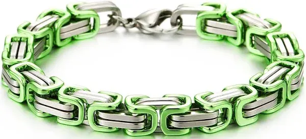 COOLSTEELANDBEYOND Braided Link Bracelet