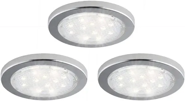 3-Pack Under-Cabinet LED Puck Light