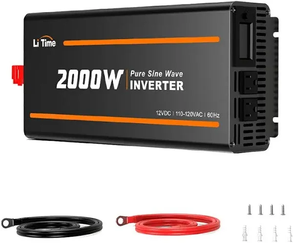 Litime 2000 Watt Pure Sine Wave Inverter