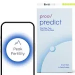 Proov Predict L Ovulation Test Strips to Predict Peak Fertility L 30 LH Tests | OPK Test Strips for Women | at Home Hormone Testing