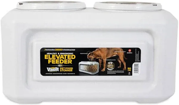 Gamma2 Elevated Storage Dog Feeder