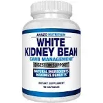 Arazo Nutrition White Kidney Bean Extract - 100% Pure Carb Blocker and Fat Absorber for Weight Support - Intercept Carbs