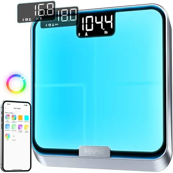 Elise Chroma Smart Scale: 13 Metrics & Colorful Display | Renpho