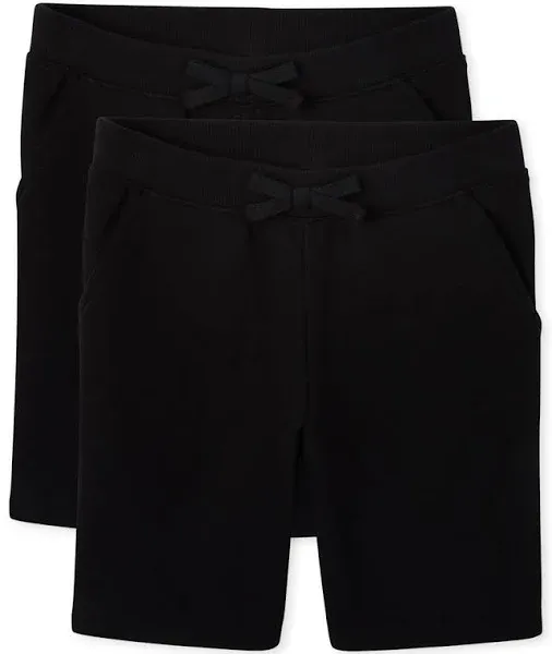 The Children's Place Girls' French Terry Shorts 2-Pack