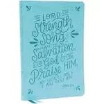 NKJV Thinline Bible, Verse Art Cover Collection, Red Letter, Comfort Print [Teal] [Book]