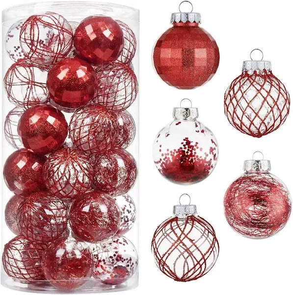 Krisdecor 30ct Christmas Ball Ornaments