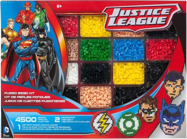 Perler Beads Justice League Superhero Crafts for Kids, 4504 pcs