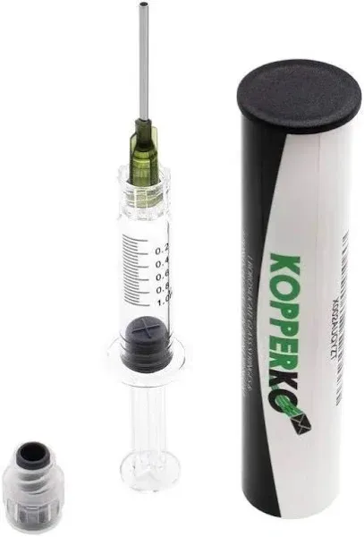 Kopperko 10 Pack Borosilicate Glass Luer Lock Syringes - Non Medical