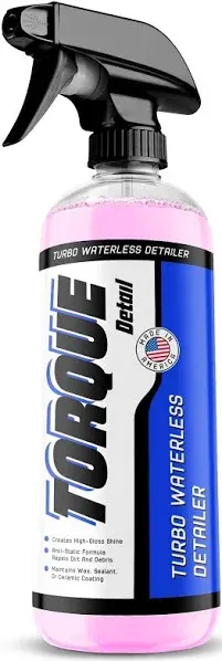 Turbo Ceramic Waterless Detailer™ (16 oz) - Anti-Static Waterless Car Wash & Quick Detailer