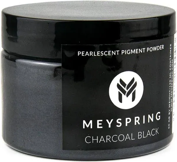 MEYSPRING Charcoal Black Mica Powder for Epoxy Resin