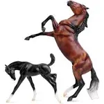 Breyer Horses Freedom Series Wild and Free | Horse and Foal Set | Horse Toy | 9.75" x 7" | 1:12 Scale | Model #62227