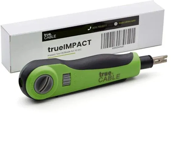 trueCABLE Impact Punch Down Tool