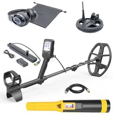 Nokta The Legend PRO Pack Metal Detector w/LG30 12x9&#034;  LG15 6&#034; DD Search Coils