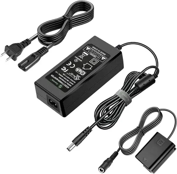 Gonine AC-PW20 AC Power Adapter for Sony Alpha ZV-E10