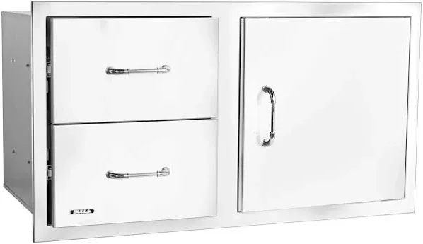 Bull 30-Inch Built-In Stainless Steel Access Door & Double Drawer Combo 25890