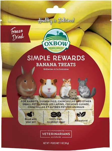 Oxbow Simple Rewards Banana Treat