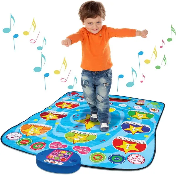 KidzLane - Level Up Dance Matt/Musical Mat-Toy Gifts for Kids;Girls and Boy 3+