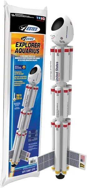 Estes Explorer Aquarius Model Rocket Kit