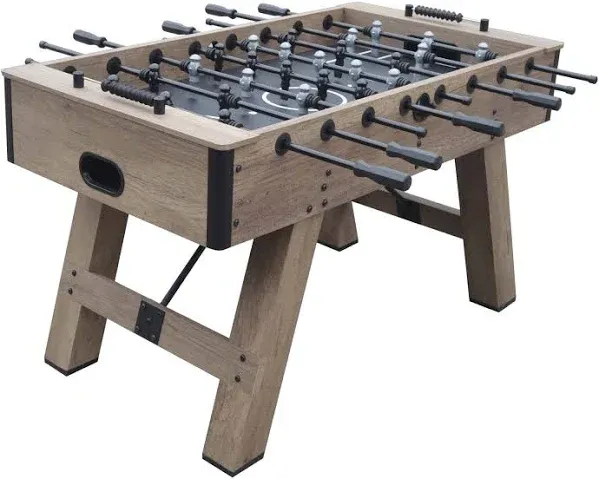 Hathaway Braxton 55-in Competition Foosball Table, Arcade Table Soccer, Perfect for Family Game or Recreation Rooms, Includes (2) 36-mm ABS Foosballs and Built in Ball Returns