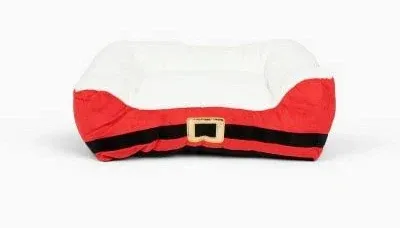 Midlee Santa's Belt Christmas Dog Bed