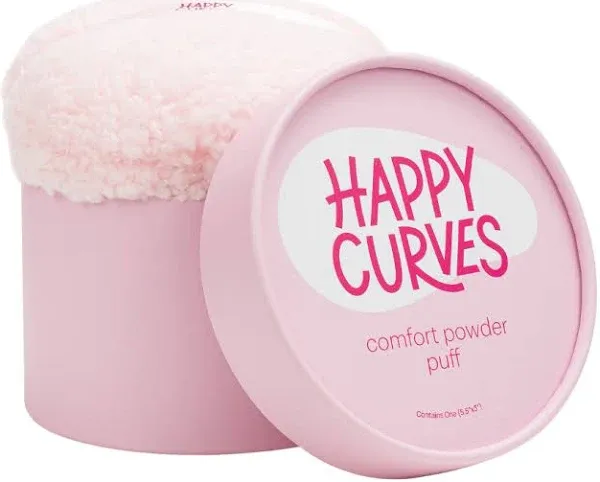 Comfort Powder Puff - Large Powder Puff for Body Powder Applicator with Stora...