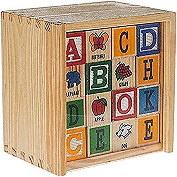 Schylling ABC Blocks 48 Piece Wood