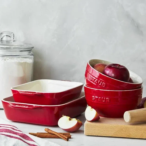 Staub Ceramic 4-pc Baking Dish Set