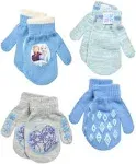 Disney Frozen Girls 4 Pack Gloves or Mittens (Toddler/Little Girls)