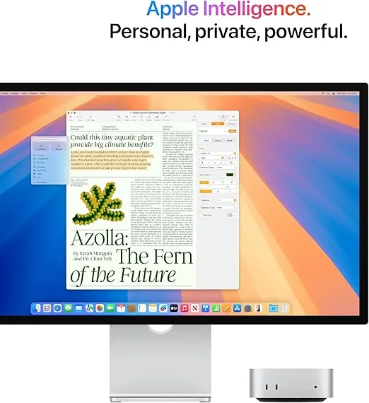 Apple 2024 Mac Mini Desktop Computer with M4 chip with 10‑core CPU and 10‑core GPU: Built for Apple Intelligence, 24GB Unified Memory, 512GB SSD Storage, Gigabit Ethernet. Works with iPhone/iPad