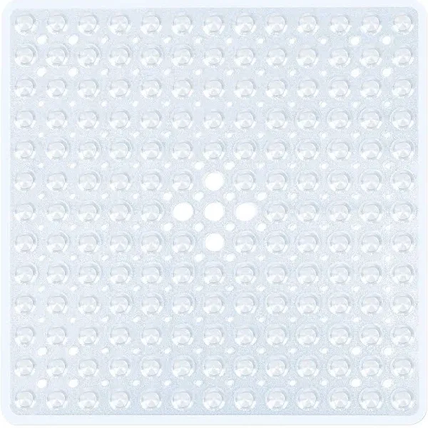 Square Shower Mat Non Slip - 21 x 21inch Square Bath Shower Tub Mat, Square R...