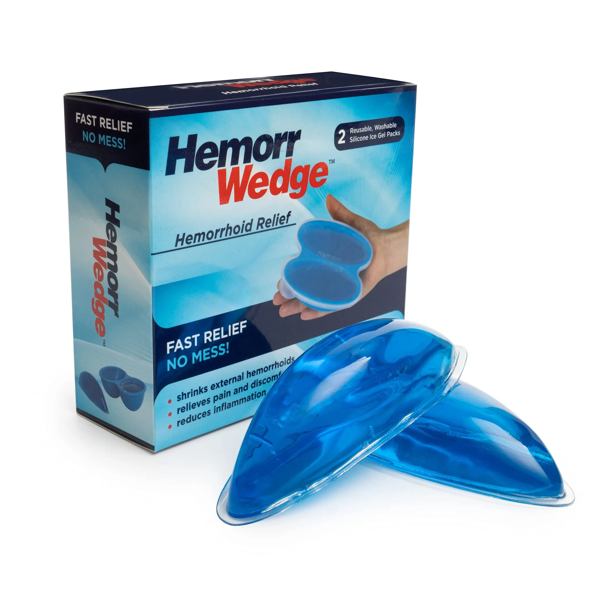 Hemorrhoid Treatment Ice Pack - Gel Freeze Pack, Pair with Case…