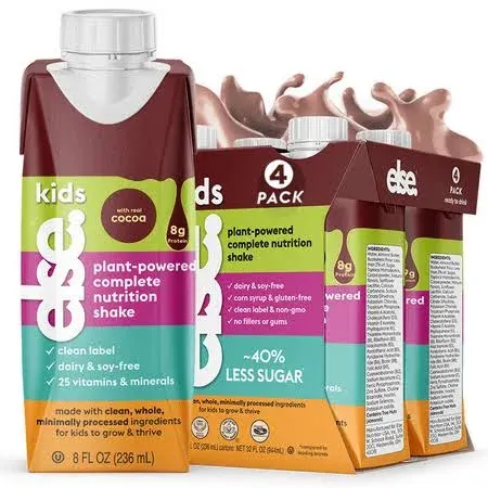 Else Kids Nutritional Shake Ready to Drink - Dairy Free Kids Nutrition Drink (Ages 2-12) - Kids Protein Shake w/ 25+ Vitamins (Vanilla, 16-Pack)