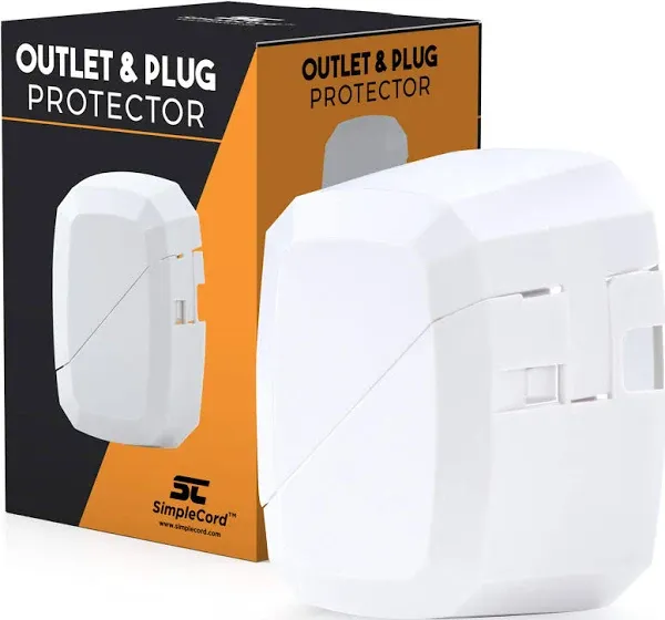 SimplyCord Outlet and Plug Protector New 