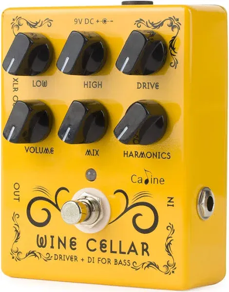 Bass Driver Guitar Effects Pedal True Bypass Caline Cp-60 Wine Cellar