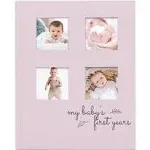 Baby Memory Book First 5 Years Journal - Modern Baby Milestone Book Hardcover 66 Pages, Baby’s First Year Book, Baby Book for Boys, Girls, Baby Photo Albums, Baby Scrapbook Album (Sky Blue)