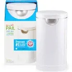 Munchkin Diaper Pail Starter Set, Powered by Arm & Hammer, 1 Month Refill Supply