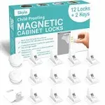 &#034;Skyla Homes Magnetic Child Safety Locks – 12 Pack, No Tools Needed!&#034;