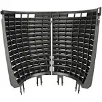 Dirt Lock Scrub Wall 180/360 for Car Wash Bucket Filter Washboard (Black)