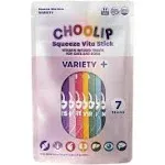 Choolip Squeeze Vita Stick Lickable Cat Treats. Cat and Dog Multivitamin Snack Variety Pack, 7 Different Formulas, Antioxidants, Minerals, Vet-