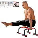 Rubberbanditz Parallettes Push Up & Dip Bars | Lightweight, Non-Slip Parallete Stand for Crossfit, Gymnastics, Bodyweight Training Workouts