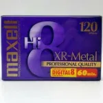 Maxell P6-120 XRM Hi 8 120 min Video Cassette (281211)