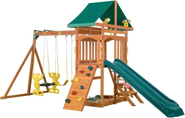 Creative Cedar Designs Sky View Wooden Playset