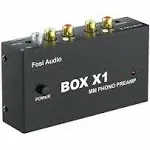 Fosi Audio Box X1 Hi-Fi Phono Preamp for Turntable MM Phonograph Preamplifier