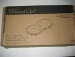 New Open Box Pampered Chef Stoneware Microwave Egg Cooker 1372 USA Eggs Stone